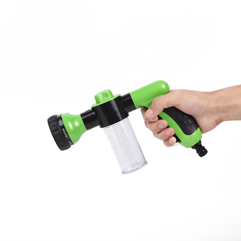 Spray Gun Cleaning Kit - 多機能調整可能なウォーターガンノズル、ホース洗浄用ウォータースプレー、泡容器付き肥料ツール、カラーオプションあり