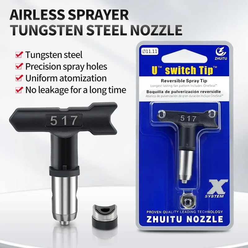 Paint Sprayer Nozzle Kit - エアレスペイントスプレーガン,リバーシブルチップ,エアレスペイントスプレーキット,ティタンワグナー