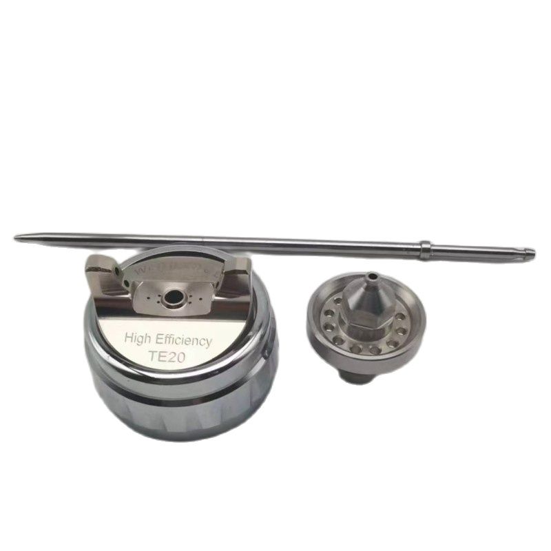 Hvlp Spray Gun Gravity Feed - スプレーガン,ペイントガンキャップ,t20,t110,1.3mm, 1.8mm用3ピースノズルキット