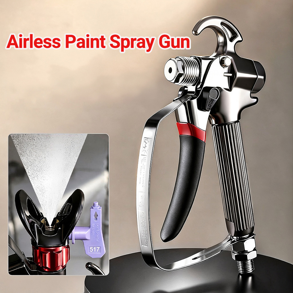 Paint Sprayer Nozzle Kit - エアレス塗装スプレーガン用、高圧ノズル、回転ジョイント、ノズルガード、フィルター、家庭用改修作業用汎用交換キット