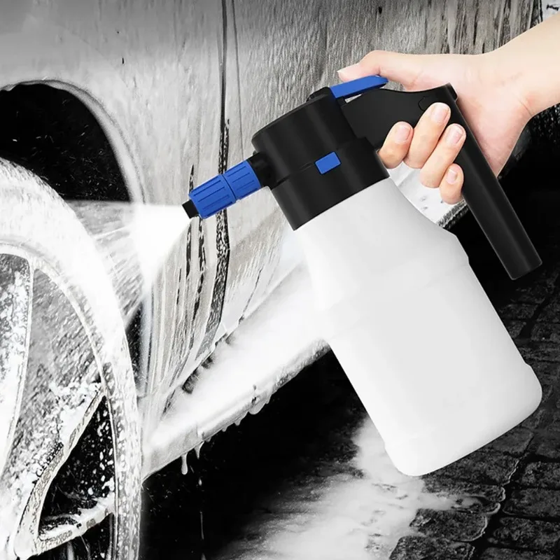 Spray Gun Cleaning Kit - 電動フォームスプレー洗車ガン 耐久性のある洗車フォーム発生器 ガーデニング用空気圧スプレーヤー フォームポット 家庭用クリーナー