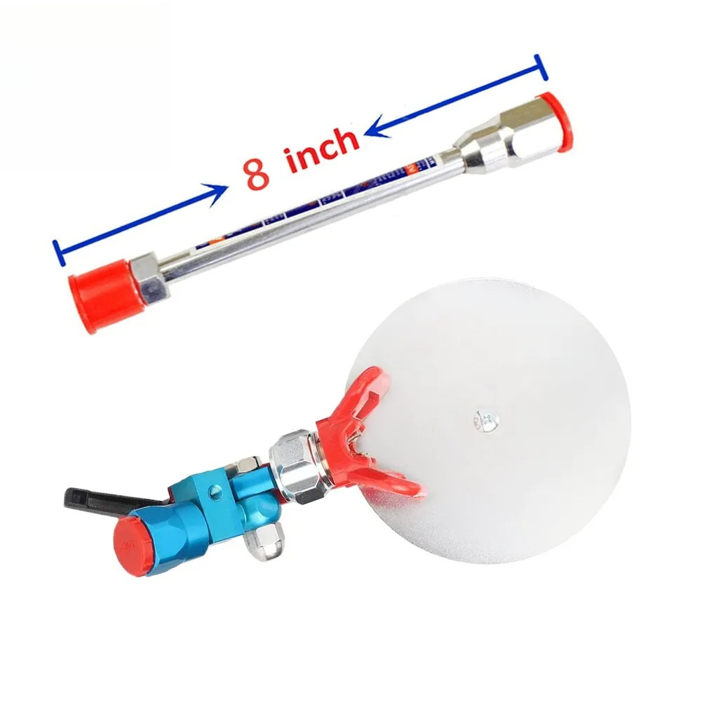 Paint Sprayer Extension Pole - エアレスペイントエッジャー ペイントシールド ペイントスプレーヤーアクセサリー 延長エアレススプレーヤーノズル 517チップ 8インチポール