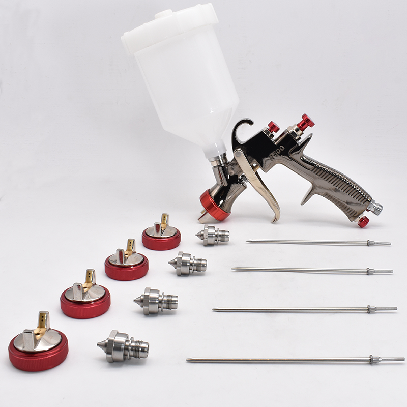 車のスプレーガンツール,ノズルニードルとノズルキャップのセッ - Paint Sprayer Nozzle Kit のレビューと価格
