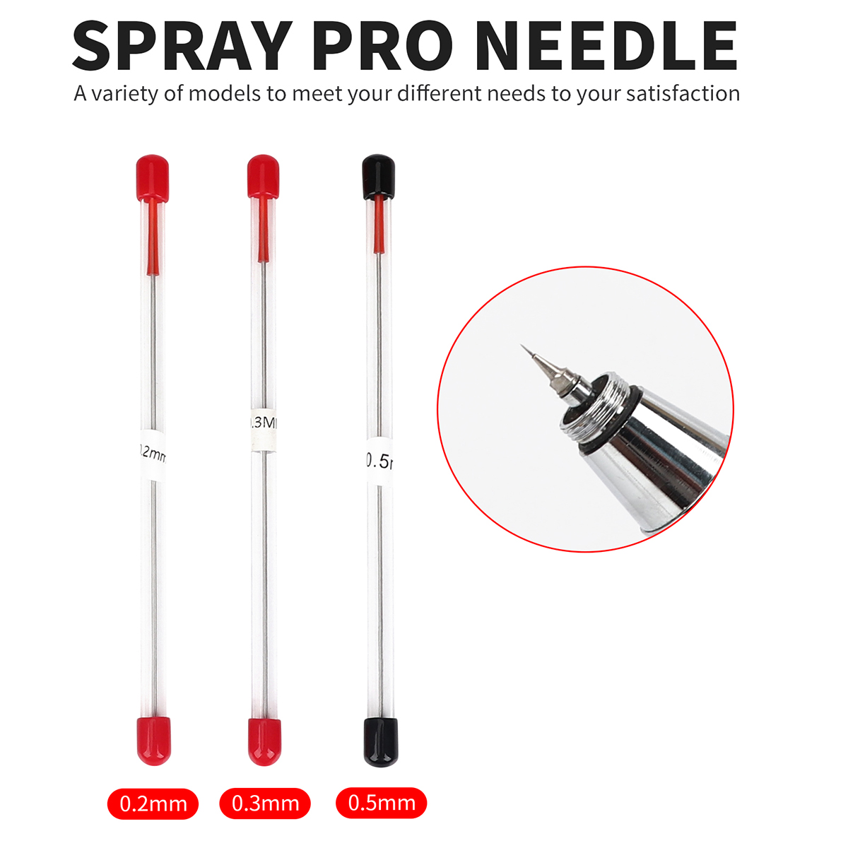 3 個セット 0.2/0.3/0.5 ミリメートルエアブラシ - Hvlp Spray Gun Gravity Feed のレビューと価格