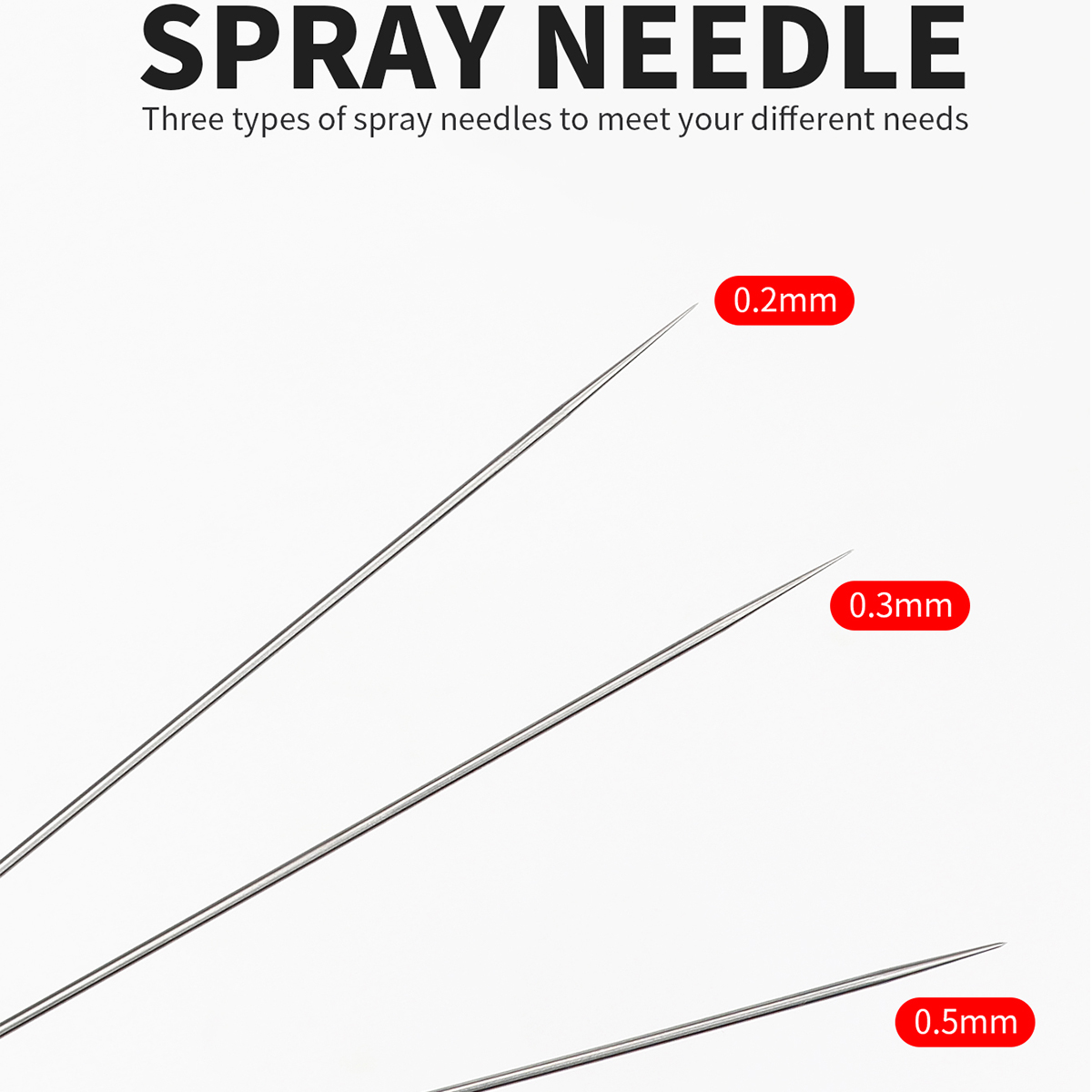 3 個セット 0.2/0.3/0.5 ミリメートルエアブラシ - Hvlp Spray Gun Gravity Feed のレビューと価格