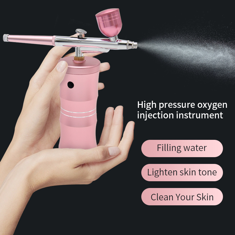 ミニairbrushナノ酸素圧力ディープスキンインジェクショ - Airbrush Kit Compressor のレビューと価格