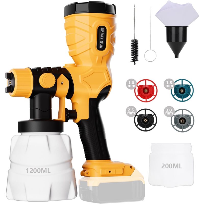 AT21：自動家具塗装用電動スプレーガン。20Vコードレス塗 - Cordless Paint Sprayer 20V のレビューと価格