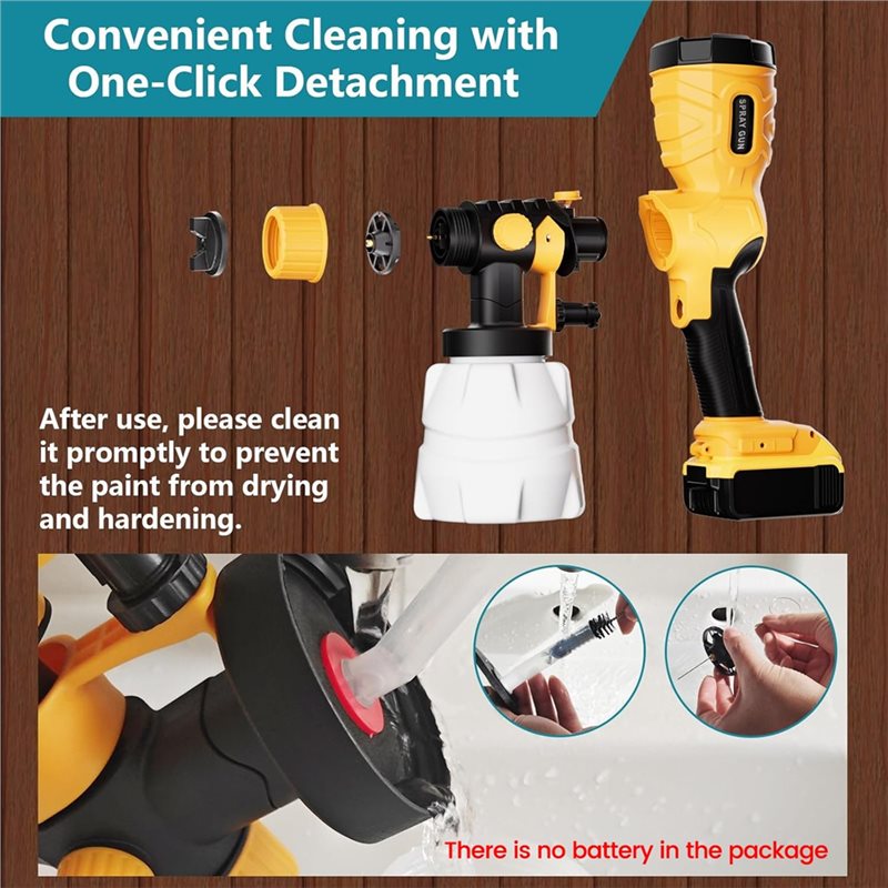 AT21：自動家具塗装用電動スプレーガン。20Vコードレス塗 - Cordless Paint Sprayer 20V のレビューと価格
