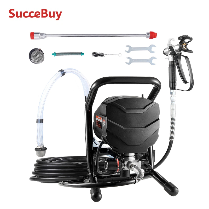 SucceBuy スタンドエアレスペイントスプレー、650W - Airless Paint Sprayer 3000Psi のレビューと価格
