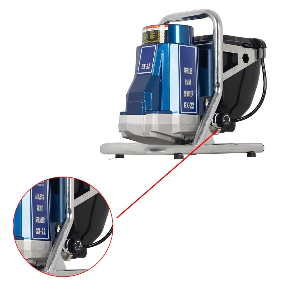 GX-22工業用エアレス塗装機一体型タンク1HP電動モーター - Airless Paint Sprayer 3000Psi のレビューと価格