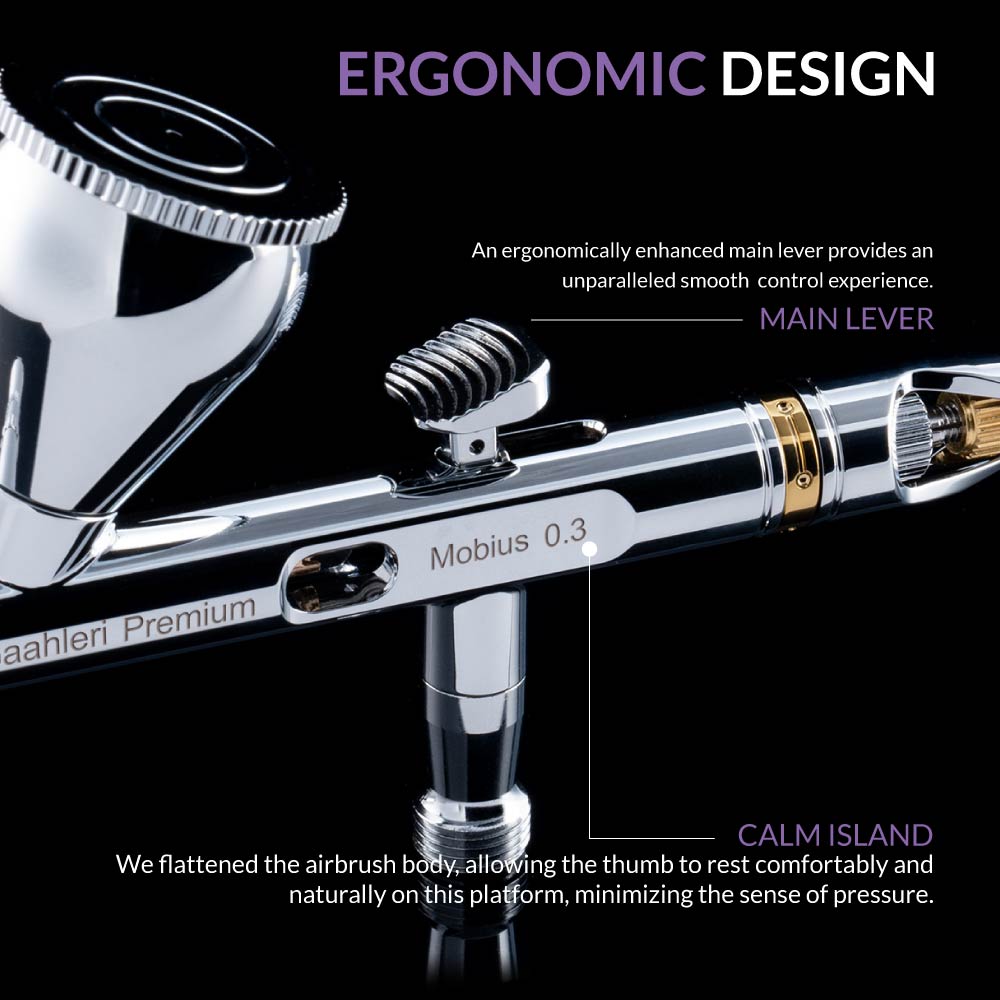 ガアルリ プレミアムシリーズ GHPM-メビウス 0.3mm - Airbrush Kit Compressor のレビューと価格