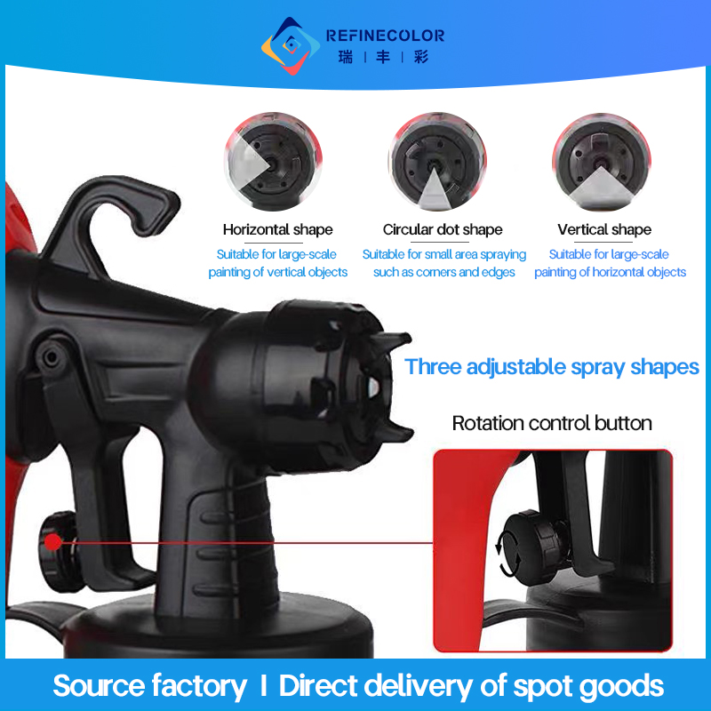 Refinecolor 800ML電動スプレーガン 高出力  - Paint Sprayer For Fence Deck のレビューと価格