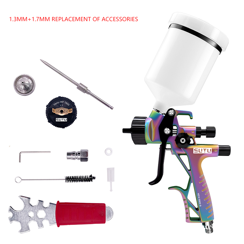 8900 RP/カメレオン車修理ペイントスプレーガン 1.3 - Hvlp Spray Gun Gravity Feed のレビューと価格