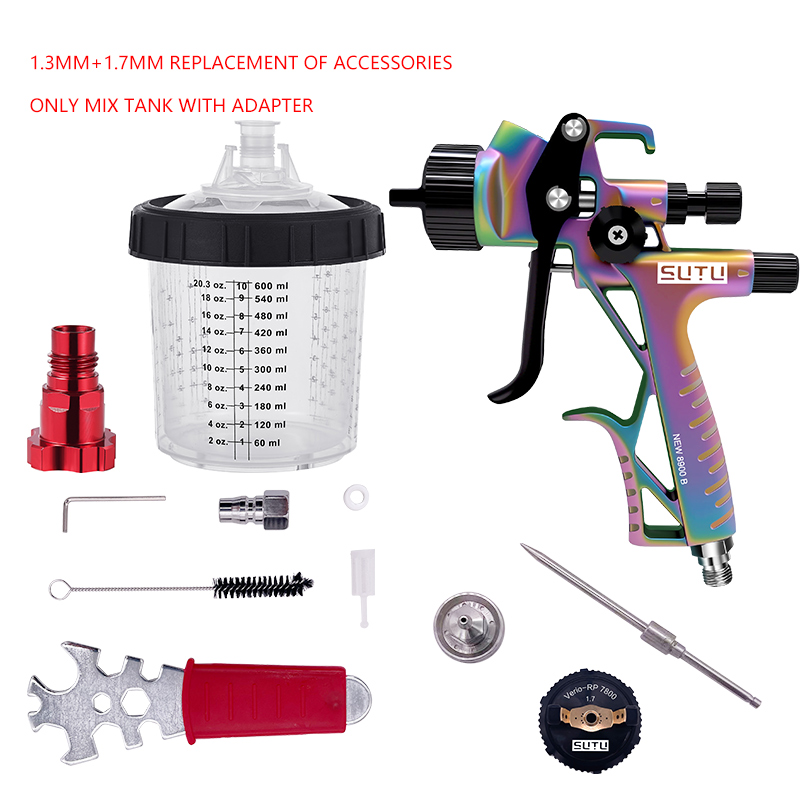 8900 RP/カメレオン車修理ペイントスプレーガン 1.3 - Hvlp Spray Gun Gravity Feed のレビューと価格