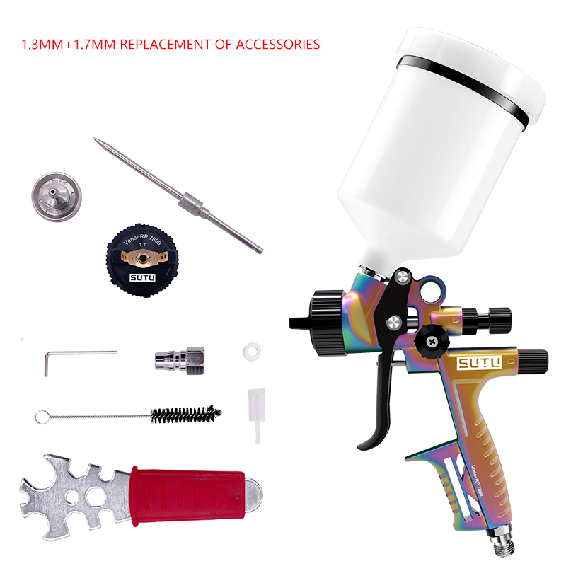 8900 RP/カメレオン車修理ペイントスプレーガン 1.3 - Hvlp Spray Gun Gravity Feed のレビューと価格