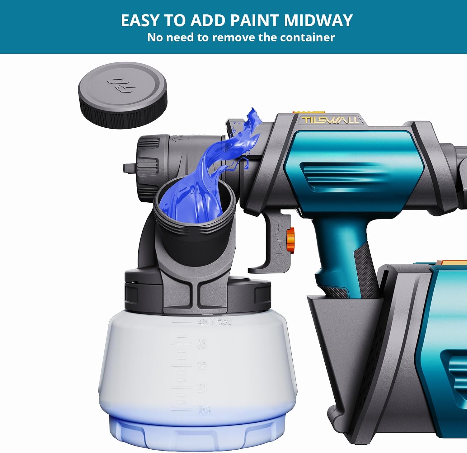 ペイントスプレーヤー用 800W HVLPスプレーペイントガ - Electric Paint Sprayer 800W のレビューと価格