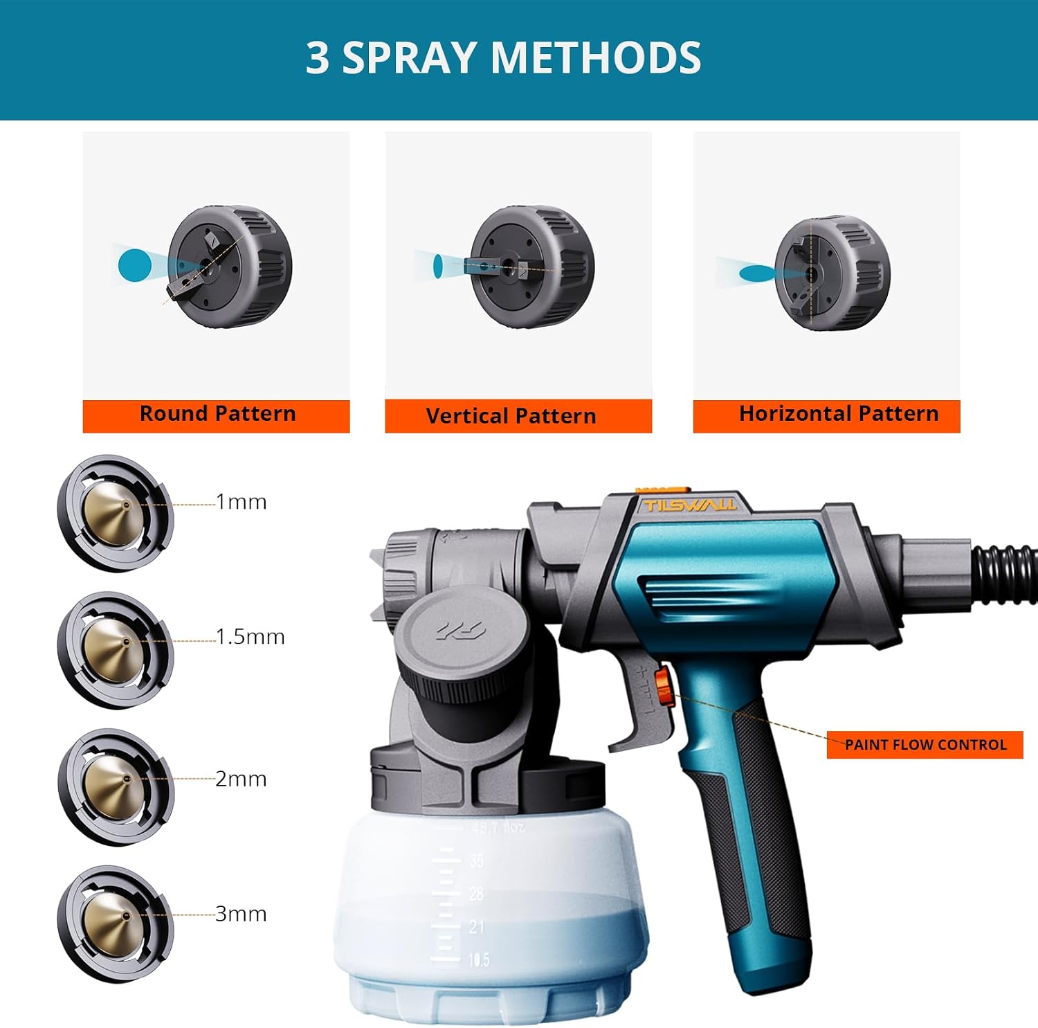 ペイントスプレーヤー用 800W HVLPスプレーペイントガ - Electric Paint Sprayer 800W のレビューと価格