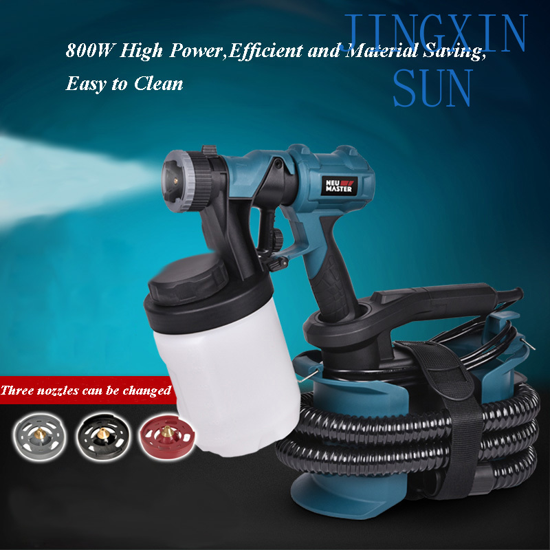 2.5 ミリメートルノズルスプレーガン 800 ワットハイパ - Electric Paint Sprayer 800W のレビューと価格