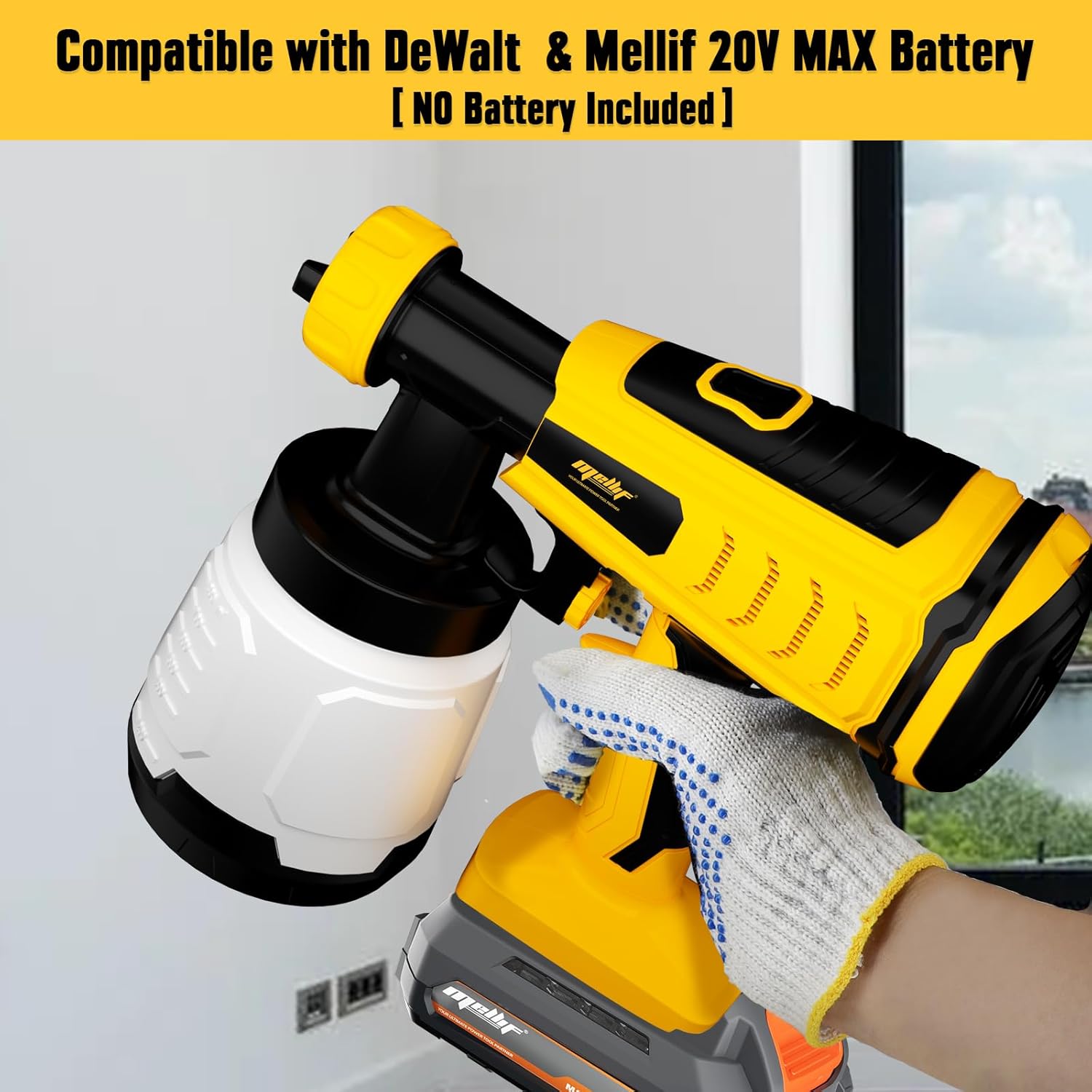 コードレス電気塗装スプレー,壁,セルリング,フェンシング用の - Cordless Paint Sprayer 20V のレビューと価格