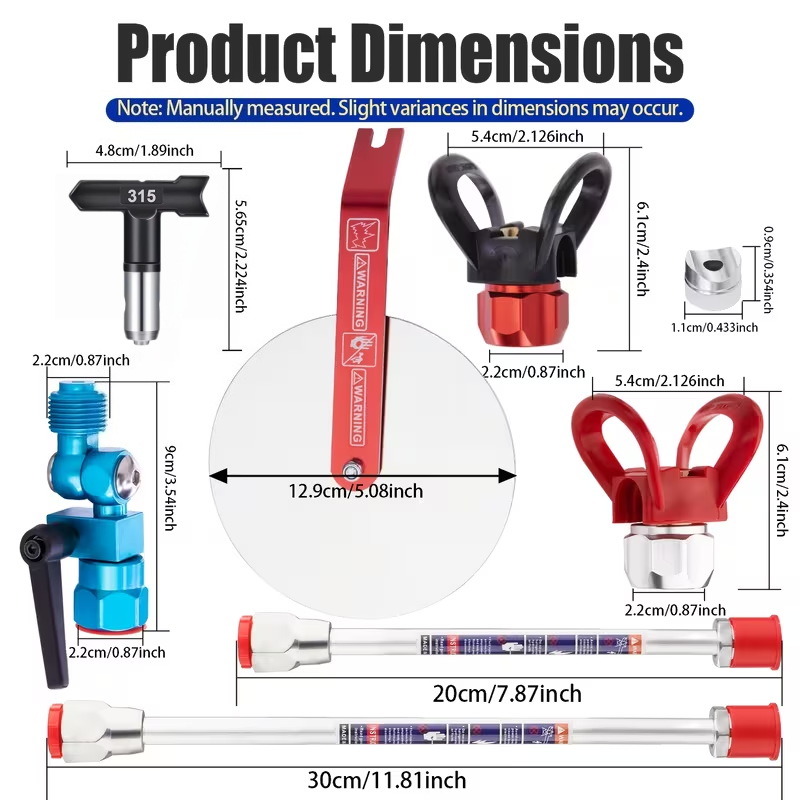 プロ仕様のエアレス塗装機用アクセサリーキット。115、315 - Paint Sprayer Extension Pole のレビューと価格