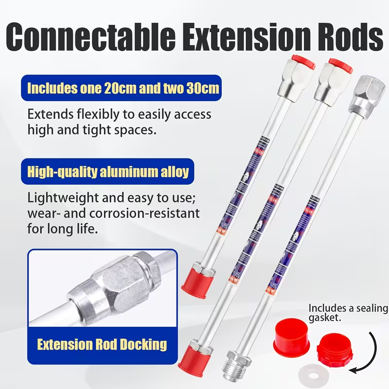 プロ仕様のエアレス塗装機用アクセサリーキット。115、315 - Paint Sprayer Extension Pole のレビューと価格