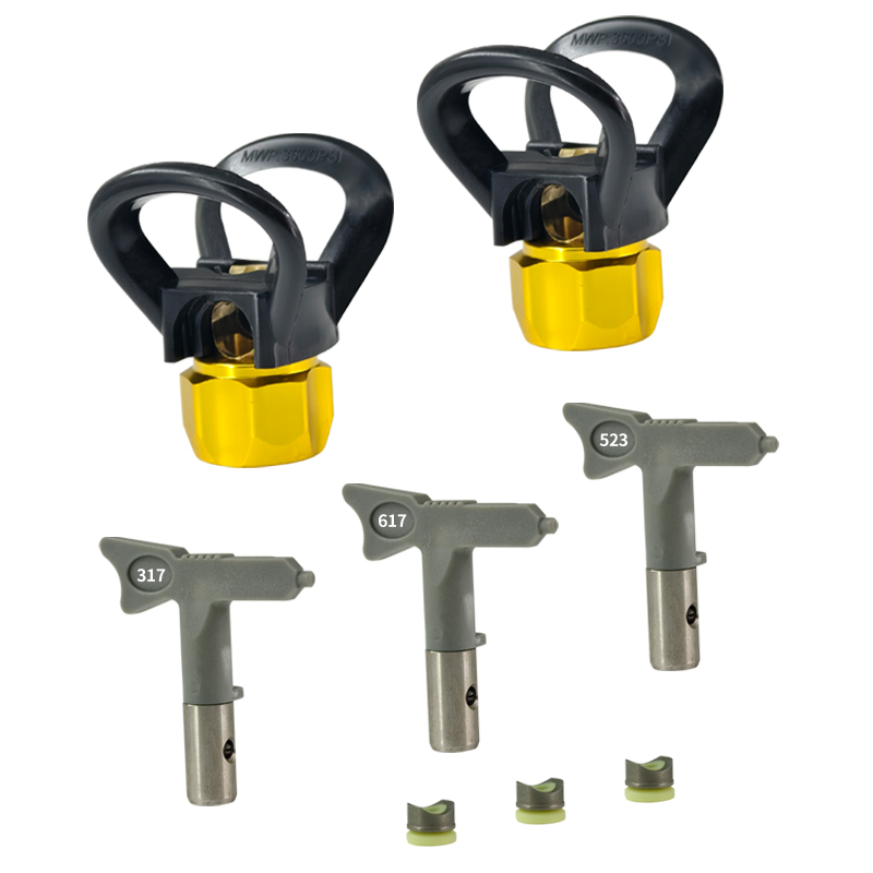 エアレスペイントノズルセット リバーシブルスプレーチップ エ - Paint Sprayer Nozzle Kit のレビューと価格