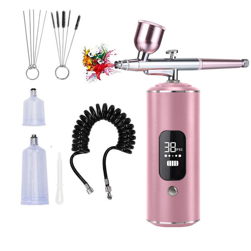 エアコンプレッサーキット、電動スプレーガン、エアブラシ、カラ - Spray Gun Air Compressor Kit のレビューと価格
