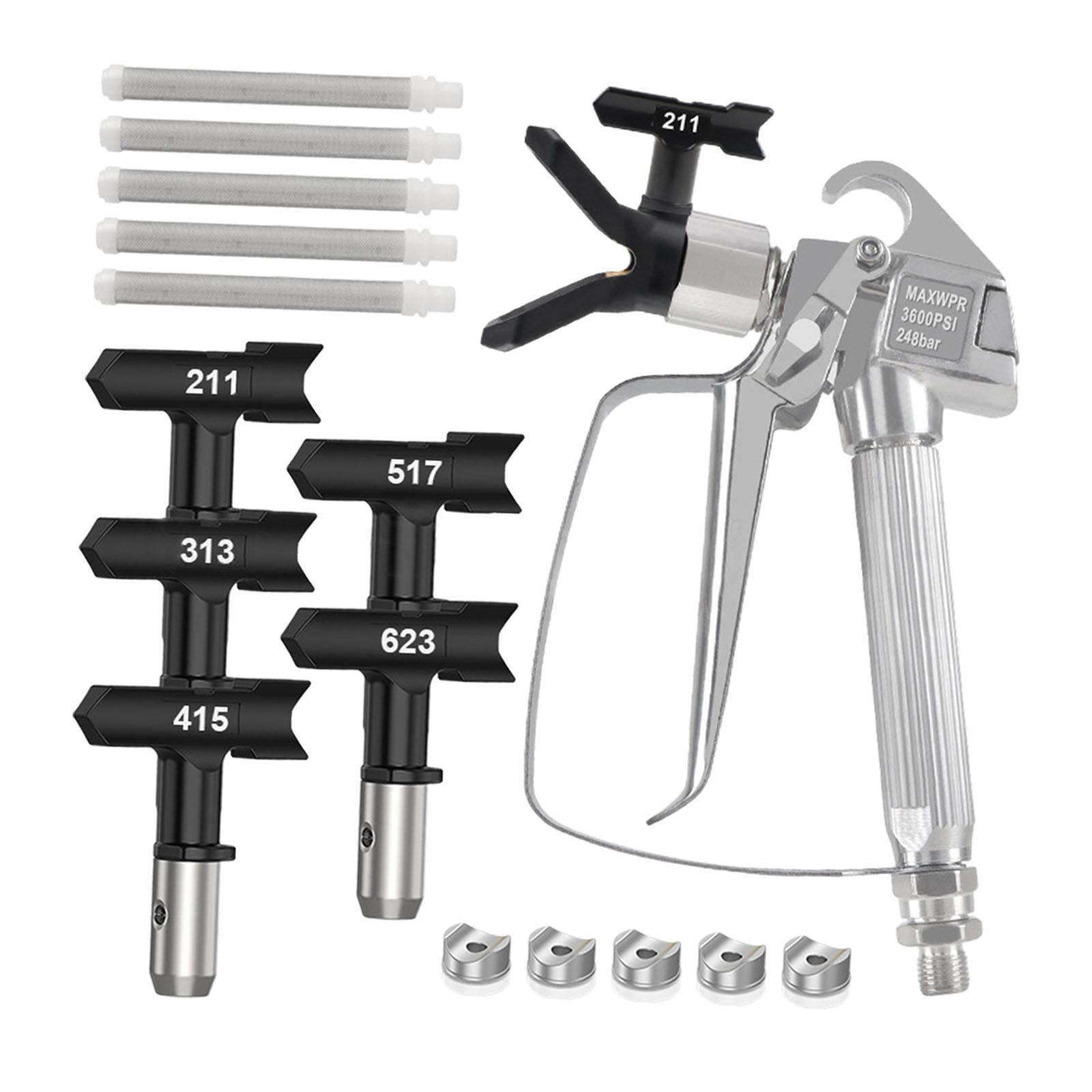 エアレス塗装スプレーキット 211 313 415 517  - Paint Sprayer For Fence Deck のレビューと価格