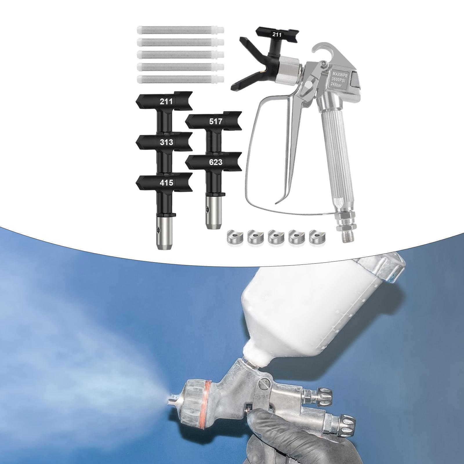 エアレス塗装スプレーキット 211 313 415 517  - Paint Sprayer For Fence Deck のレビューと価格