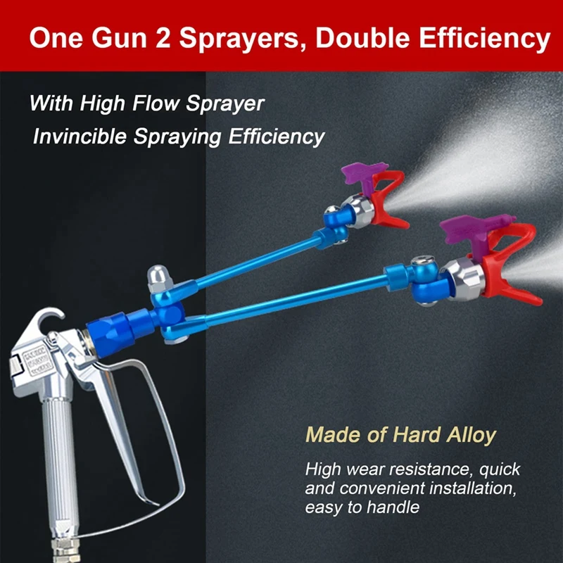 ホットエアレスペイントスプレーエクステンションポールダブル5 - Paint Sprayer Extension Pole のレビューと価格