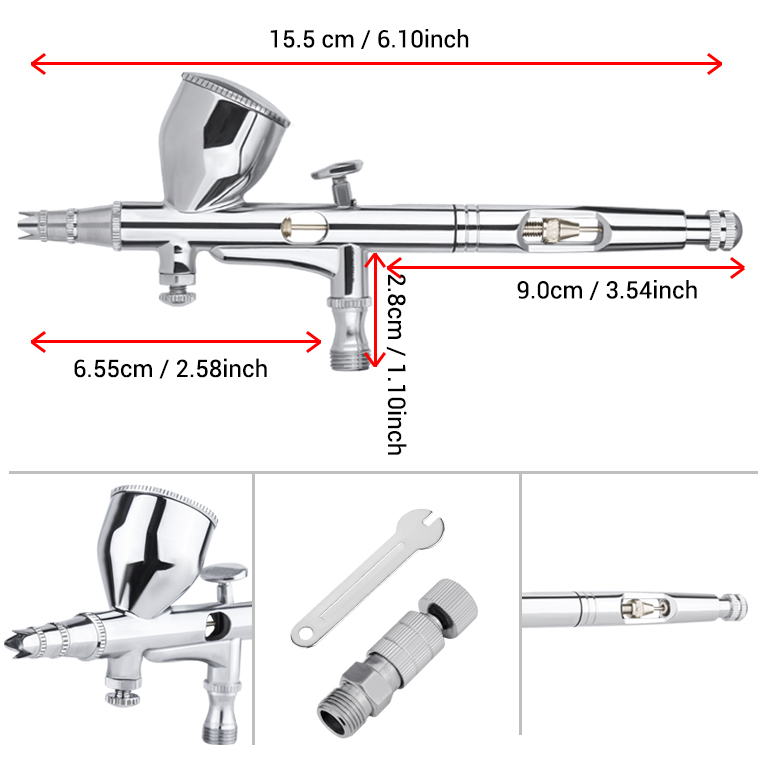 ミニブラシとクリーニングキット,メイクブラシキット,タトゥー - Spray Gun Cleaning Kit のレビューと価格