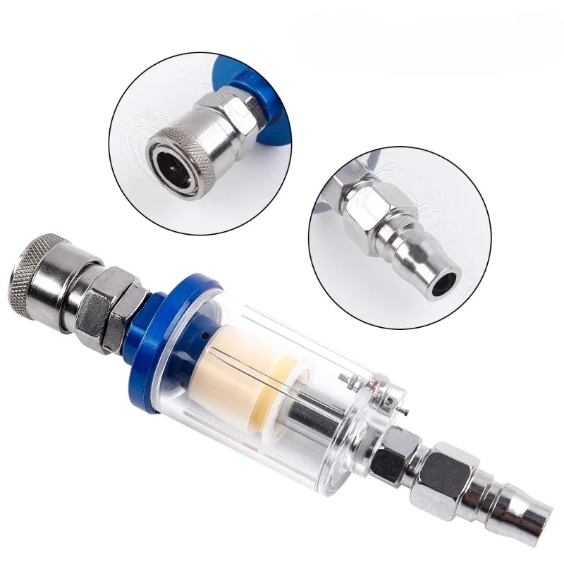 エアオイルウォーターセパレーターフィルターキット 1/4イン - Spray Gun Air Compressor Kit のレビューと価格