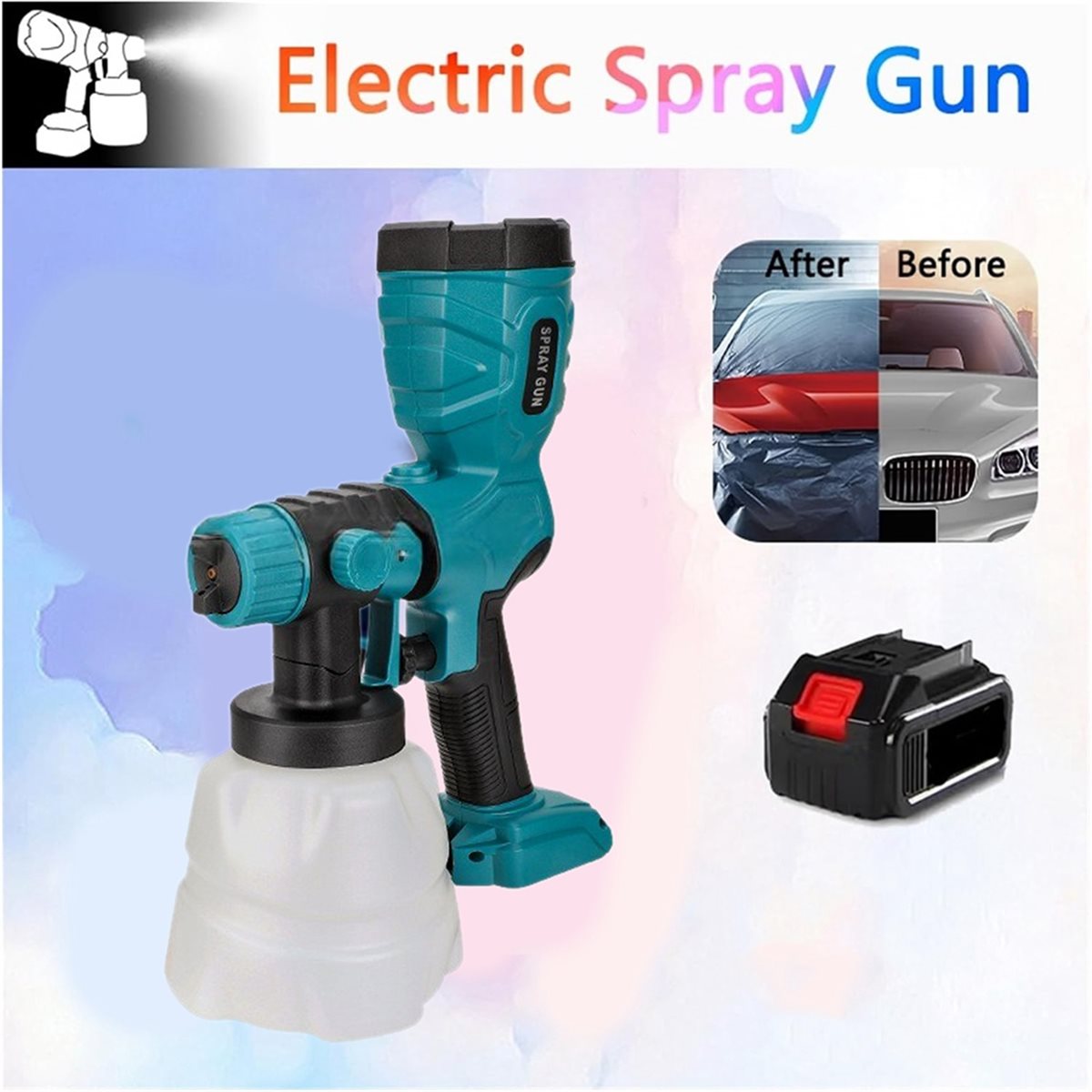 DT68 TO 電動20Vコードレスペイントスプレーヤー、自 - Cordless Paint Sprayer 20V のレビューと価格