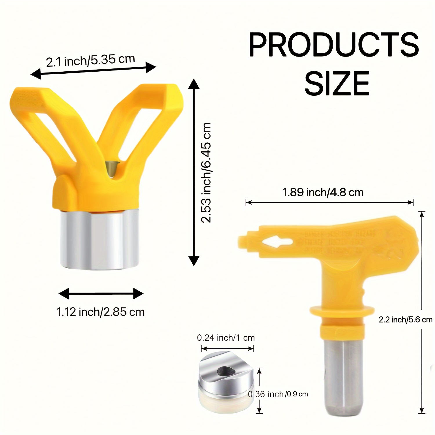 ユニバーサルエアレスペイントスプレーヤーチップキット（ノズル - Paint Sprayer Extension Pole のレビューと価格