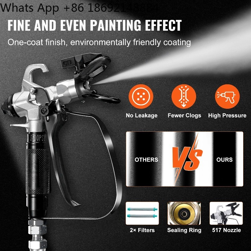 750W 950W エアレスペイントスプレーヤー 3000P - Airless Paint Sprayer 3000Psi のレビューと価格