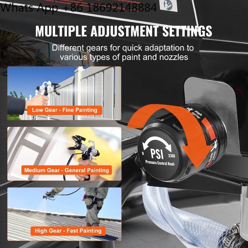 750W 950W エアレスペイントスプレーヤー 3000P - Airless Paint Sprayer 3000Psi のレビューと価格