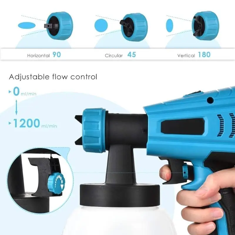 800Wおよび550Wの電動塗装ガン用ペイントスプレーノズル - Electric Paint Sprayer 800W のレビューと価格