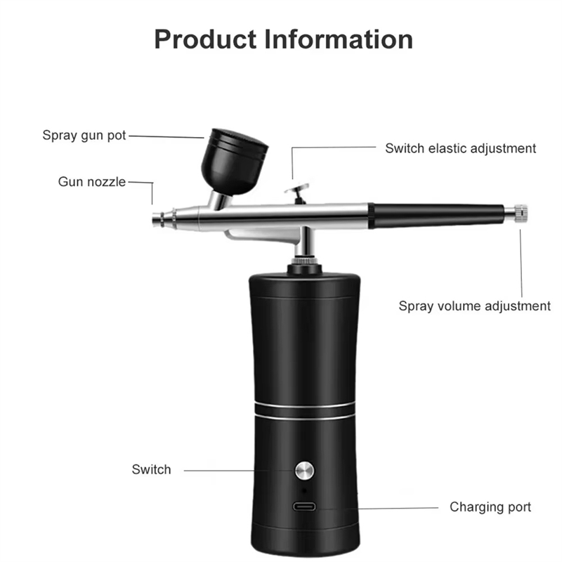 75STO-新しいエアブラシキットコードレス充電式コンプレッ - Airbrush Kit Compressor のレビューと価格