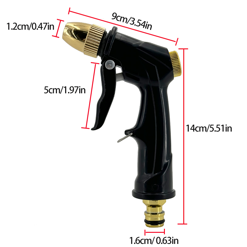 2026年式高圧スプレー水鉄砲、庭の水やり、ホースノズル、ス - Spray Gun Cleaning Kit のレビューと価格