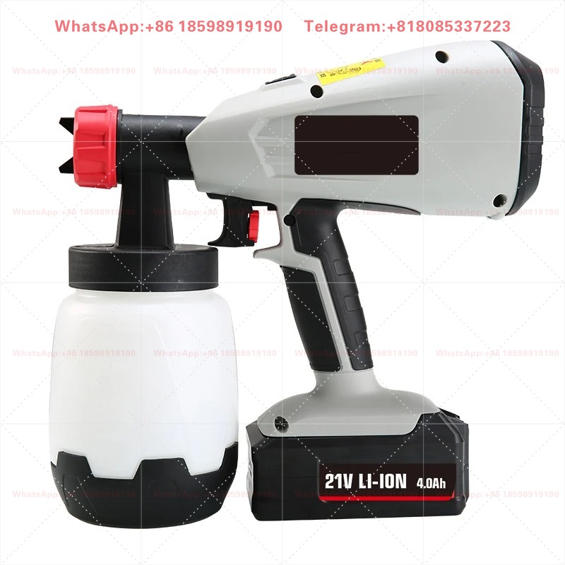新型改良版 800W 21V高電圧コードレスペイントスプレー - Electric Paint Sprayer 800W のレビューと価格
