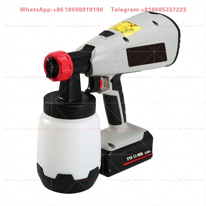 新型改良版 800W 21V高電圧コードレスペイントスプレー - Electric Paint Sprayer 800W のレビューと価格