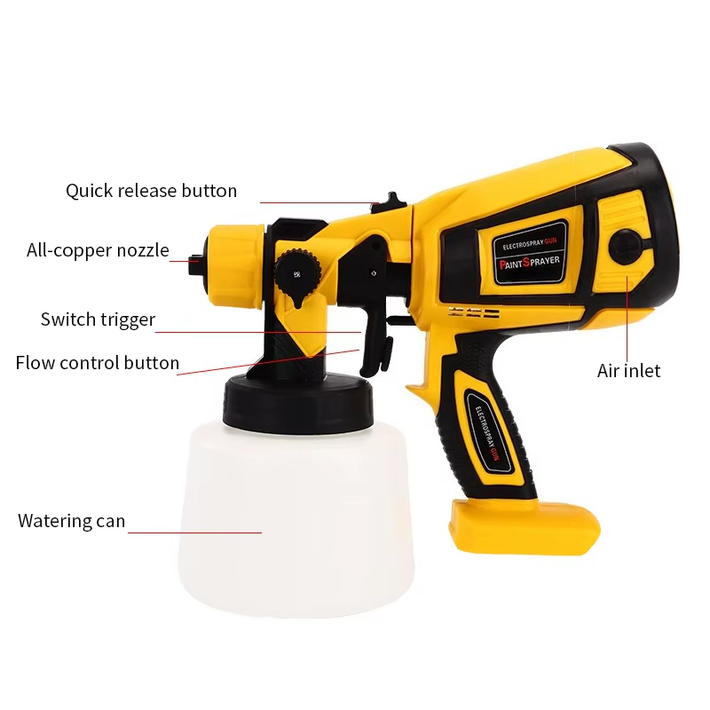 2個 800W パワースプレーガン 電動スプレーガン 塗装機 - Electric Paint Sprayer 800W のレビューと価格