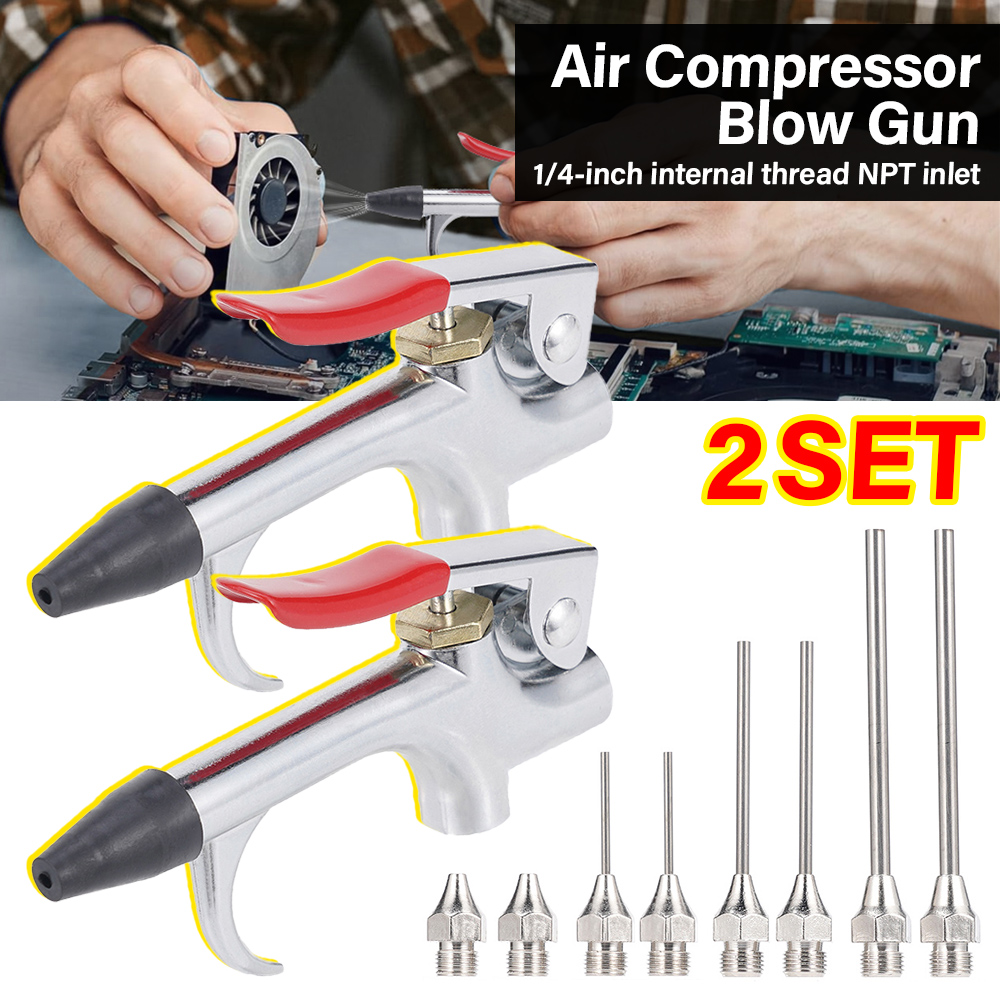エアコンプレッサーブローガン金属ツールエアインレットキットス - Spray Gun Air Compressor Kit のレビューと価格