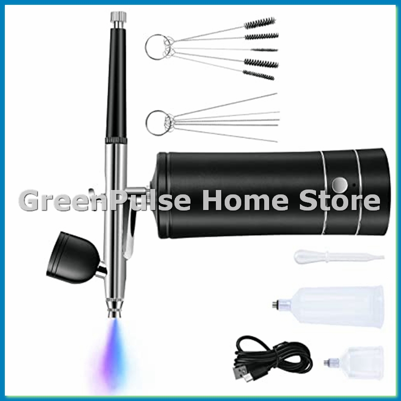 エアブラシキット充電式コードレスエアブラシコンプレッサー、3 - Airbrush Kit Compressor のレビューと価格