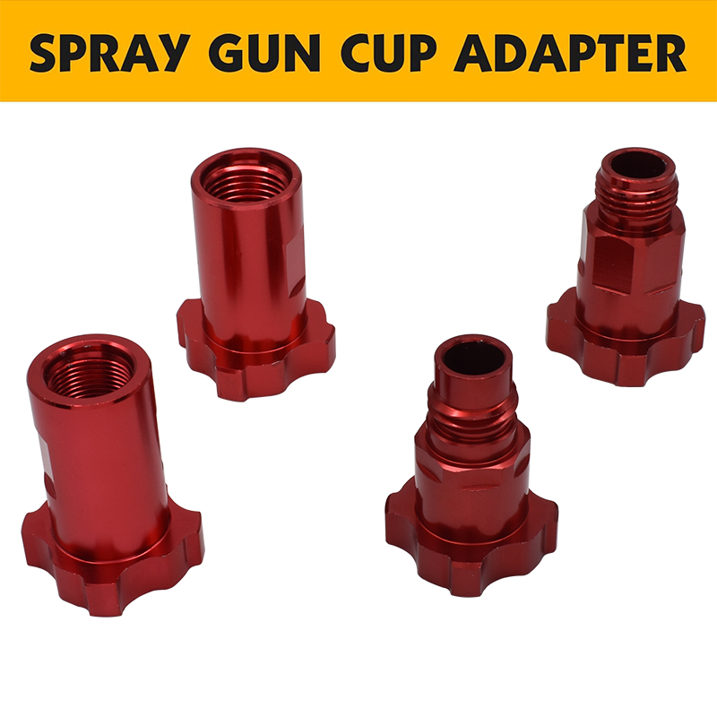 新しいスプレーガンカップアダプタペイントスプレーガンコネクタ - Hvlp Spray Gun Gravity Feed のレビューと価格
