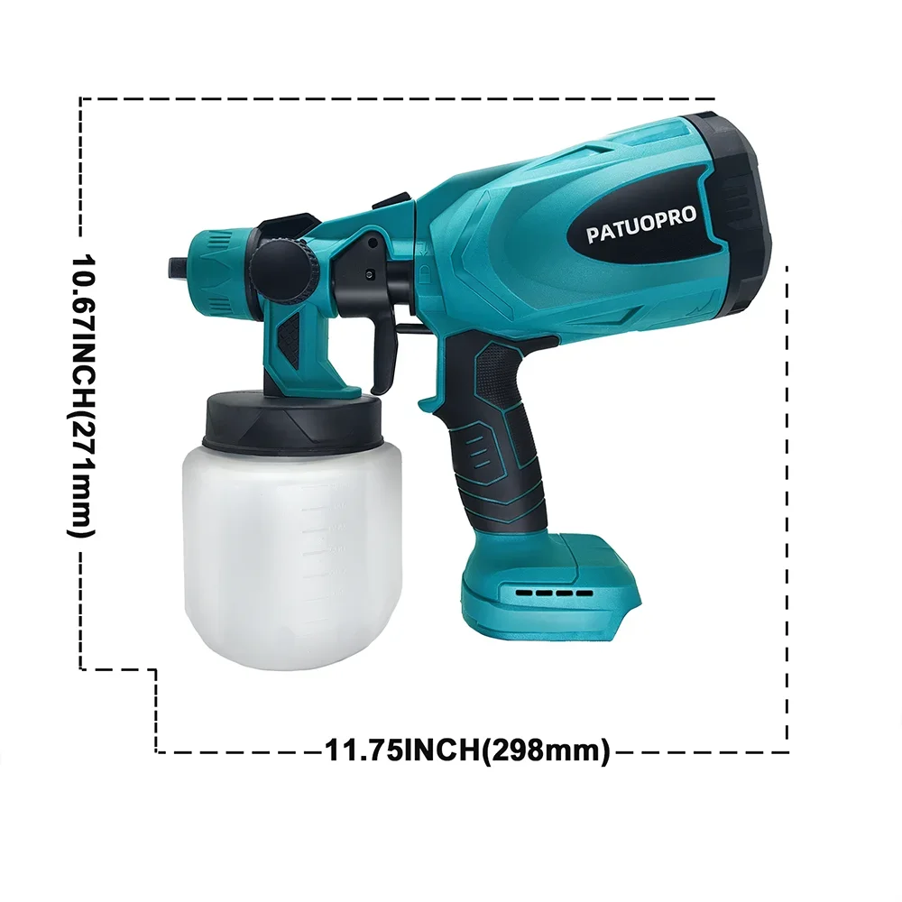 ワイヤレス電気スプレーガン,自動家具,ペイントスプレー,スチ - Hvlp Spray Gun Gravity Feed のレビューと価格