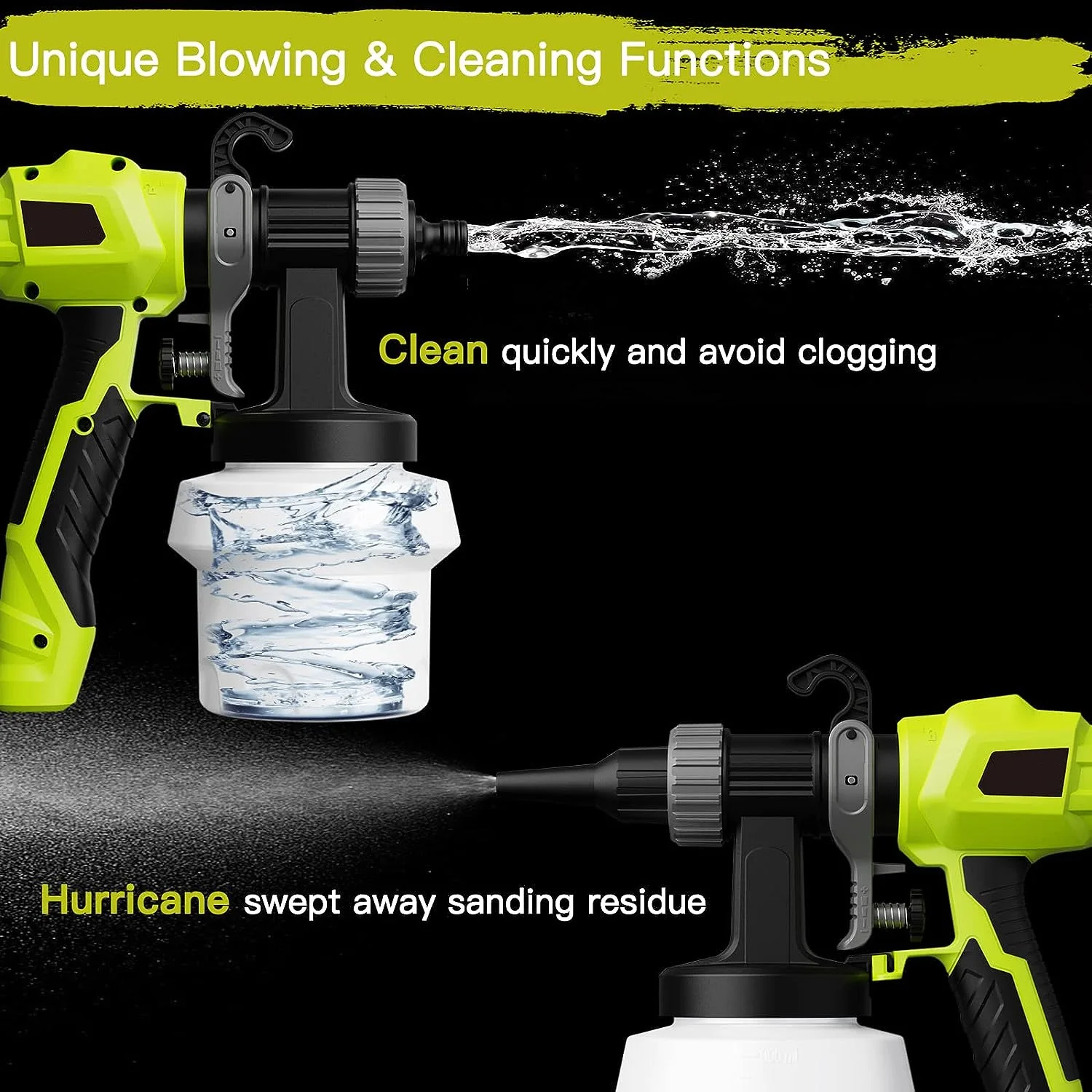 メーカー卸売電動スプレー8006ハンドヘルドペイント消毒スプ - Electric Paint Sprayer 800W のレビューと価格