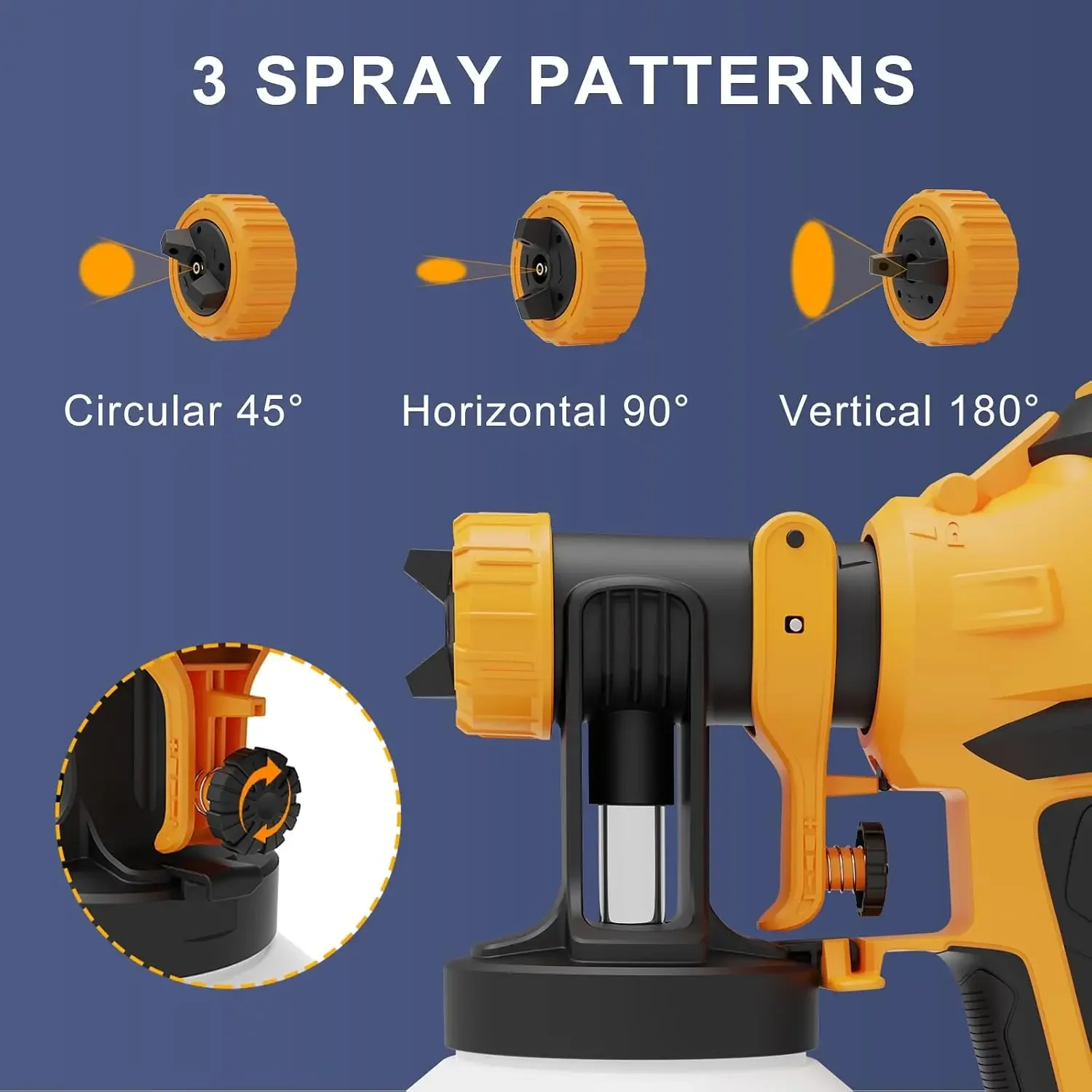 米国発送コードレスペイントスプレーヤー、ブラシレスモーター搭 - Cordless Paint Sprayer 20V のレビューと価格