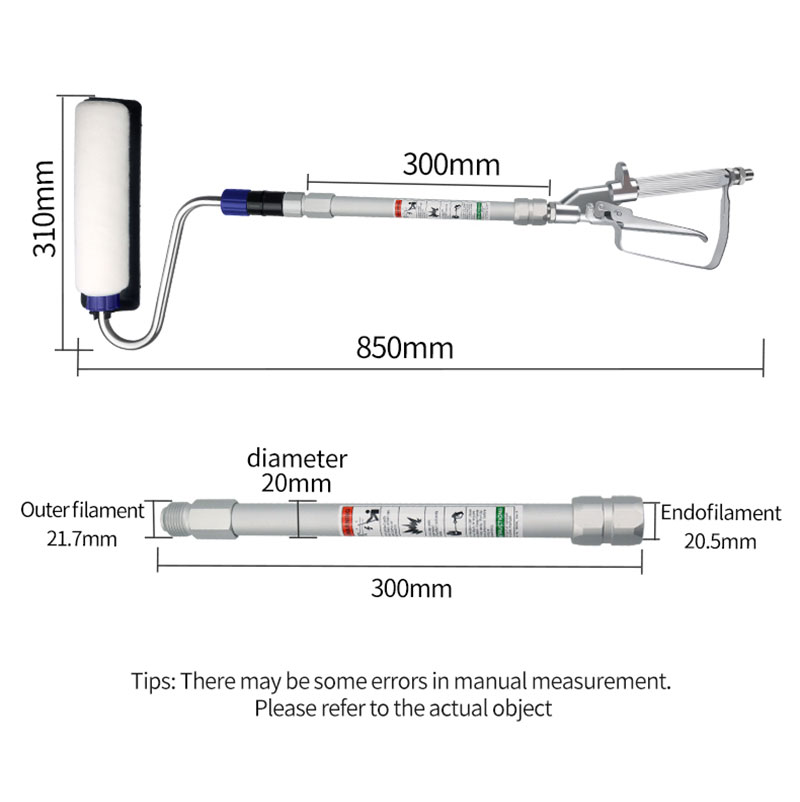 エアレスペイントローラースプレーエクステンションポールスプレ - Paint Sprayer Extension Pole のレビューと価格